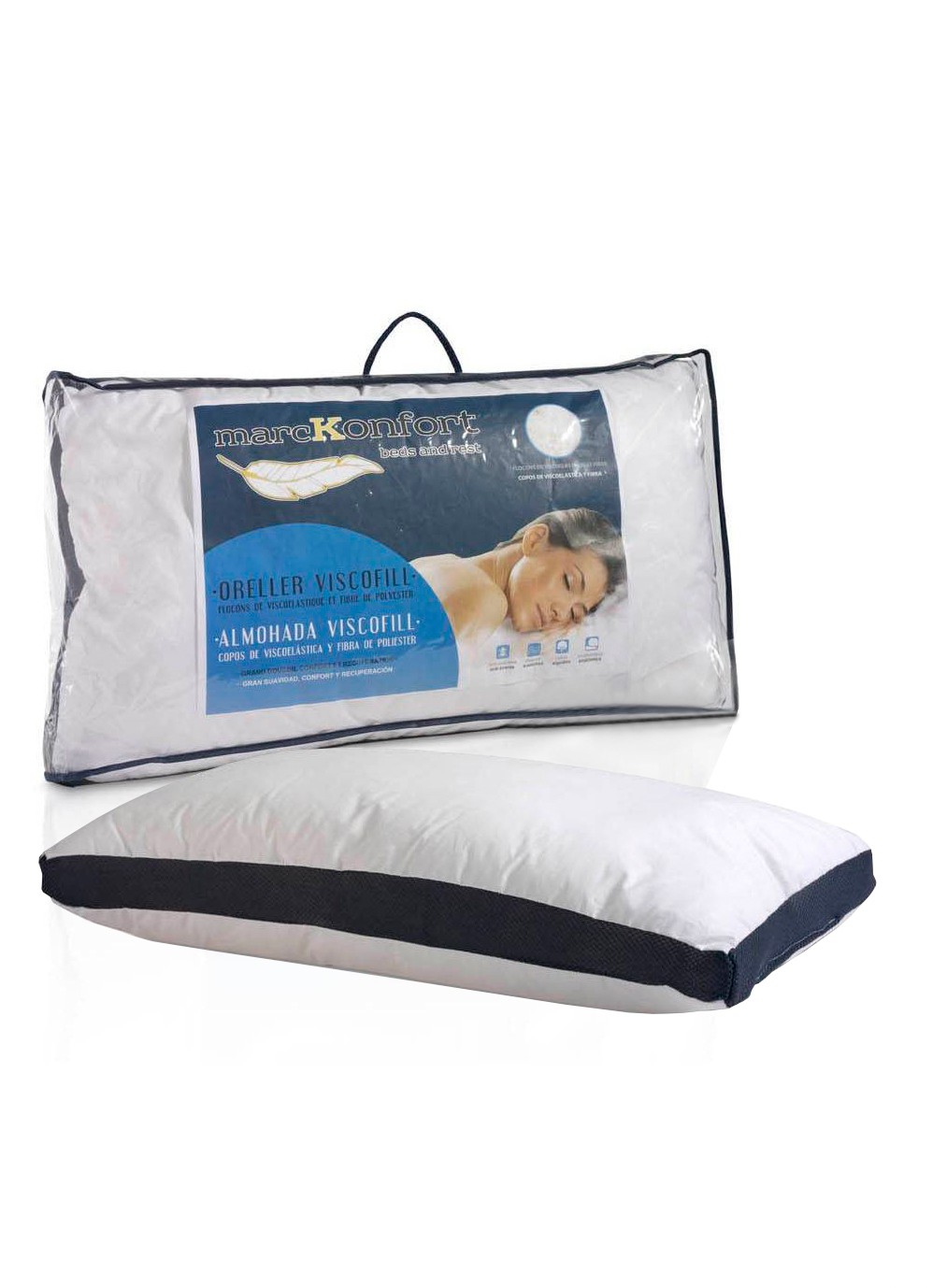 Almohada viscoelástica Bambú y Aloe vera